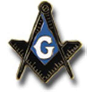   MASONIC 1 INCH GOLD PLATED GIFT LAPEL, TIE OR HAT PIN 