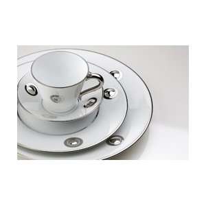 Bernardaud Ithaque Platinum Silver Dot Accent Cup  Kitchen 