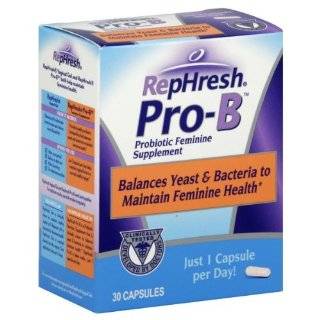 RepHresh Pro B Probiotic Feminine Supplement, 30 Count Capsules