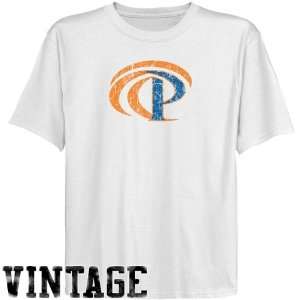  NCAA Pepperdine Waves Youth White Distressed Logo Vintage 