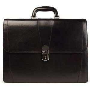  Bosca Old Leather Double Gusset Briefcase   BLACK Office 