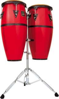 LP Latin Percussion Aspire Fiberglass Conga Set Red  