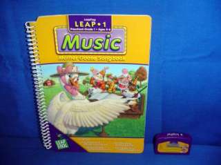 Leap Frog Pad MOTHER GOOSE SONGBOOK Book And Game Cart  