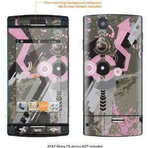   Skin Sticker for AT&T ATT Sharp FX case cover FX 196 Electronics