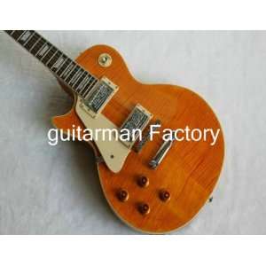  left hand new les standrd electric guitar orange Musical Instruments
