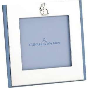  First at SAF Cunill sterling silver baby bunny with blue 