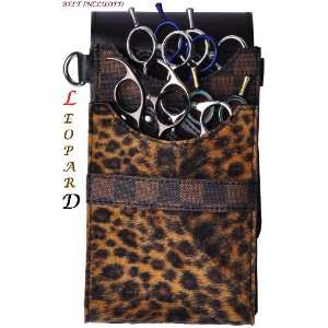 Hairdressing Scissors Pouch Scissors Storage  Funky Leopard Pattern