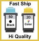 Pack Ink Cartridge for Lexmark 50 20 JetPrinter P707 P3150 Z705 Z715