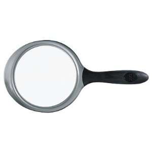 Bausch & Lomb Handheld Magnifier, 4 Round; 2x magnification; 6x inset 
