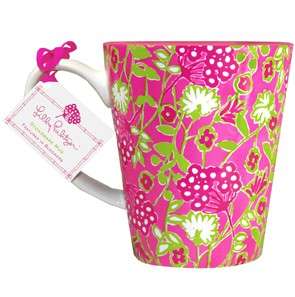 Lilly PULITZER Cafe Coffee Tea Mug BLOOMERS nwt colorful gift  