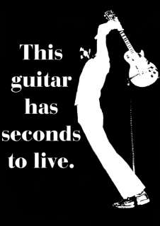 Who Pete Townshend Guitar Has Seconds To Live Tee Shirt  