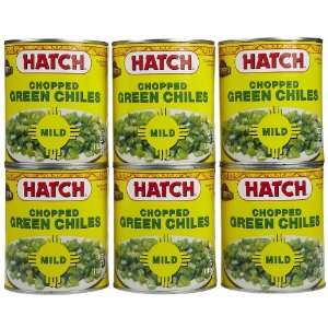 Hatch Mild Chopped Green Chili, 27 oz, 6 Grocery & Gourmet Food