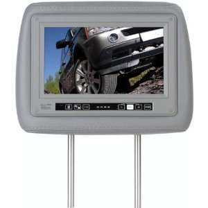   Headrest Monitor (Gray) (12 Volt Video / Video Monitors) Electronics