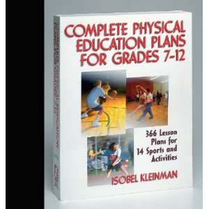  Human Kinetics Complete Physical Education Plans For 