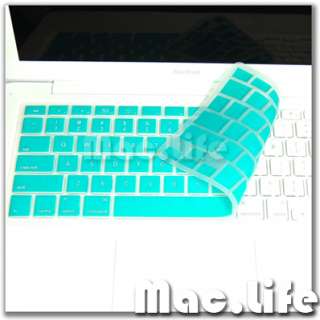 AQUA BLUE Silicone Keyboard Cover Skin for Macbook 13  