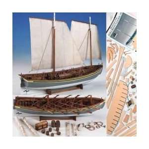  Hms Bountys Launch Boat Wooden Ship Model Kit Toys 