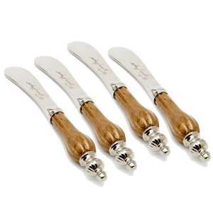  Julia Knight Peony Spreaders, Set of Four   Toffee 