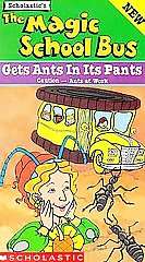 Magic School Bus, The   Gets Ants in Its Pants VHS, 1997  