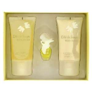  LAIR DU TEMPS by Nina Ricci   Gift Set    .08 Mini +.84 