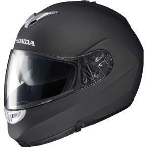   Honda H70 System Modular Motorcycle Helmet Matte Black LRG Automotive