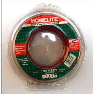  HOMELITE 06513 TRIMMER LINE .095 Round, 135 FT ROLL 