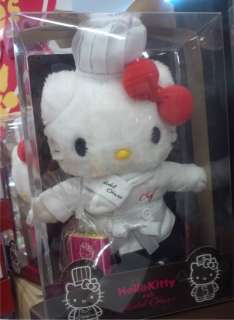 Hello Kitty x Hotel Okura Rare Chef Kitty Plush doll Japan limited 