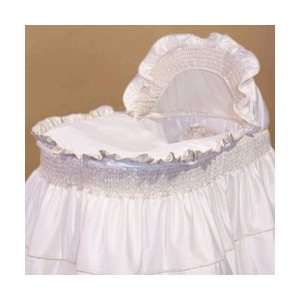    Ruffled Tiered Bassinet Liner/Skirt and Hood Size 17x31 Baby