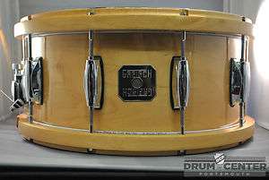 Gretsch Full Range Maple Snare Drum   6.5x14   Wood/Metal Hoops   Free 