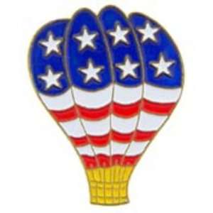    Stars & Stripes Hot Air Balloon Pin 1 Arts, Crafts & Sewing