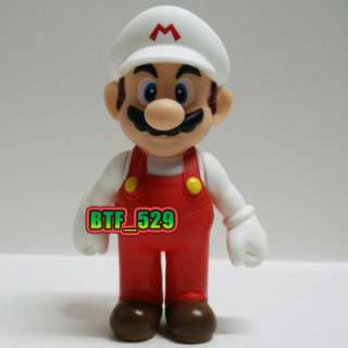  Mario Brothers Action Figure ( 41/2 Fire Mario and 5 Fire Luigi 
