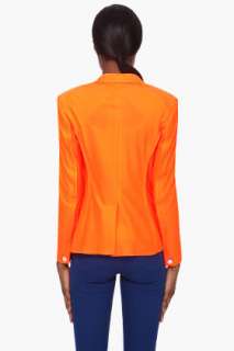 Rag & Bone Neon Orange Tuxedo Blazer for women  