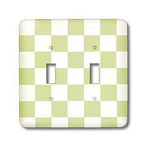  Patricia Sanders Creations   Green Squares  Checkered Art 
