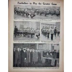  1915 WW1 Paul Poiret Paris Batie Footballers Battalion 