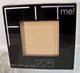 New , Maybelline Fit Me Pressed Powder in Medium Buff (Color #225)