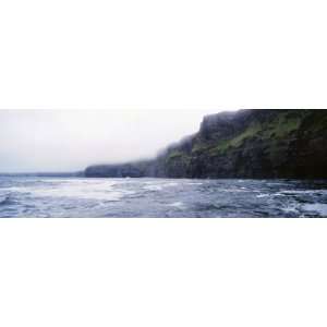 Rock Formations at the Waterfront, Cliffs of Moher, the Burren, County 