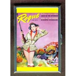 ROGUE PIN UP MENS MAGAZINE HUNTER ID Holder, Cigarette Case or Wallet 