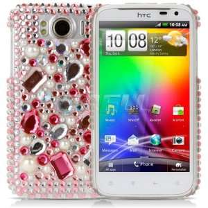   PROTECTIVE CRYSTAL BLING BACK CASE FOR HTC SENSATION XL Electronics