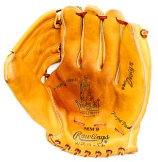 MICKEY MANTLE SIGNED AUTOGRAPHED RAWLINGS BASEBALL GLOVE PSA/DNA 