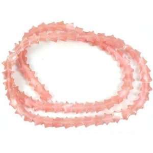  Pink Star Fiber Optic Glass Cats Eye Beads 16 Strand 