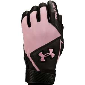  Under Armour Womens Pink Radar Batting Gloves   Extra 