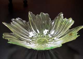 LG COSMOS FLOWER BOWL MURANO GLASS,Italian Studio Art,Italy NEW floral 
