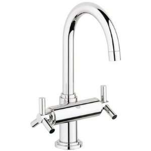   Spout Bathroom Sink Centerset Faucet Finish Infinity Brushed Nickel
