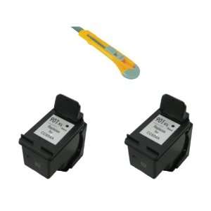  Two Black Remanufactured Ink Cartridge HP 901 XL HP901 