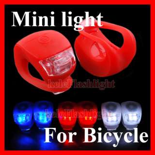 Mini Bike Cycling Light CR2032 LED Flashlight lamp x 2  