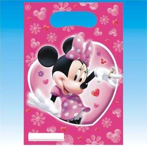 Disney Minnie Mouse Pink Party Loot Gift Bags  