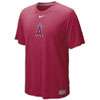 Nike Dri Fit Logo Legend T Shirt   Mens   Angels   Red / White