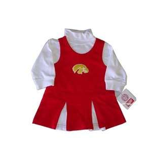  Iowa Hawkeyes NCAA Baby/Infant Cheerleader Dress size 24 