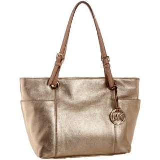 MICHAEL Michael Kors Jet Set Metallic Top Zip Tote   designer shoes 