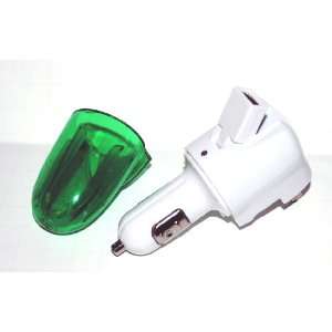Green Portable 3 IN 1 Charger With USB Adapter, Folding Travel Blade 