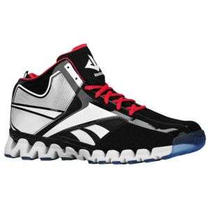 Reebok Zig Encore   Mens   Basketball   Shoes   Black/White/Red/Ice